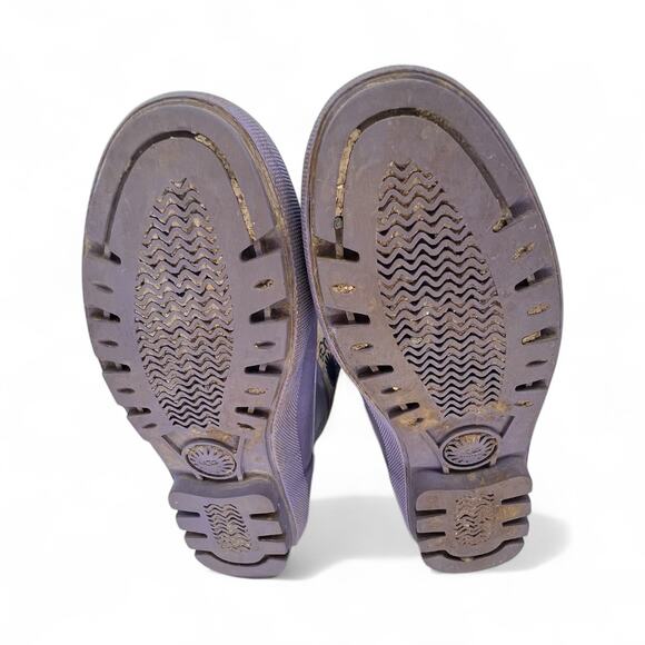 UGGS Women's Wallingford Rain Boots Sherpa Lined 6 Preppy Waterproof Snow - Picture 5 of 7